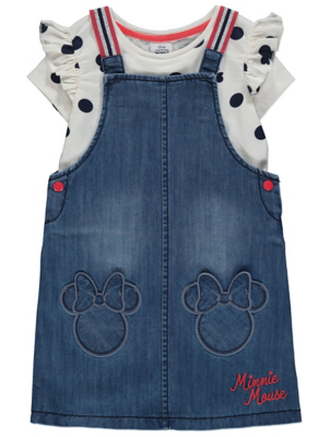 minnie mouse pinafore dress