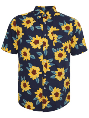 sunflower print shirt