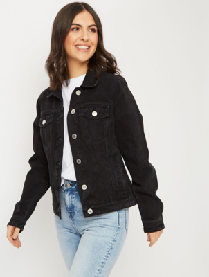 Black Wash Denim Jacket | Women | George