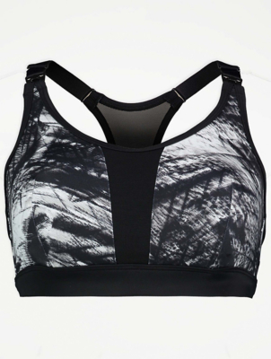 front fastening sports bra asda