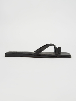 black sandals asda