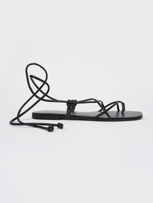 black sandals asda