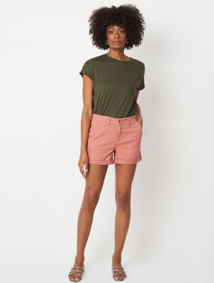 relaxed fit chino shorts