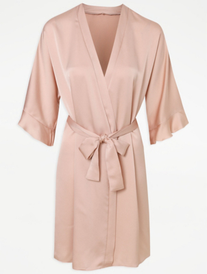 asda pink dressing gown