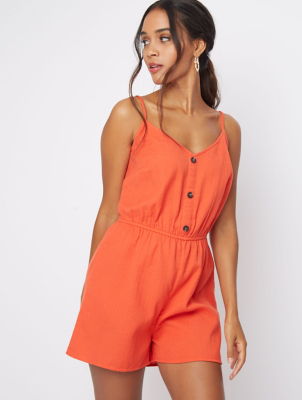 orange playsuit