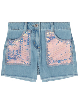 asda denim shorts