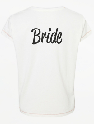 bride t shirt asda