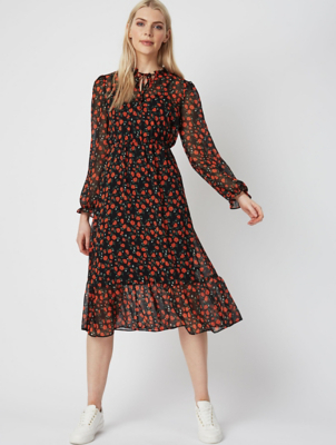 asda george red dress
