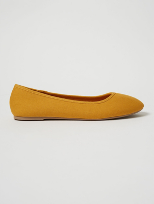 mustard yellow canvas shoes