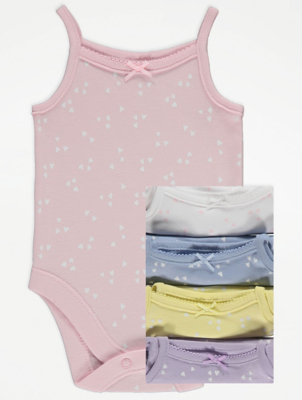 asda baby girl bodysuits