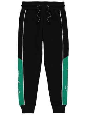 boys green tracksuit bottoms