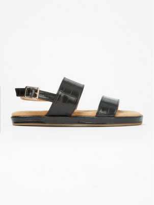 black sandals asda