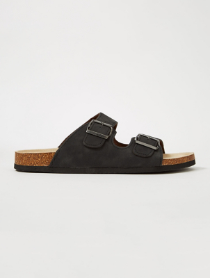 asda george black sandals