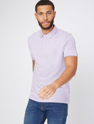 lilac polo shirt