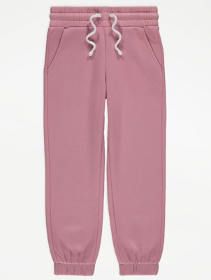 grey and pink joggers