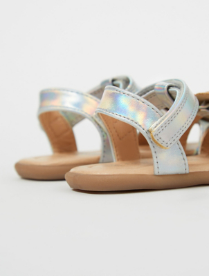asda silver sandals