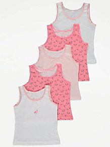 Pack of 2 In the Night Garden Official Childrens Girls Cotton Vests