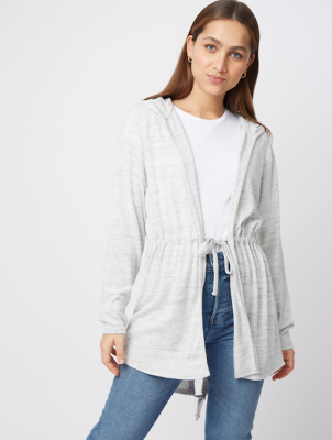 long tie waist cardigan