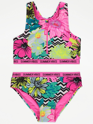 asda baby girl swimming costume