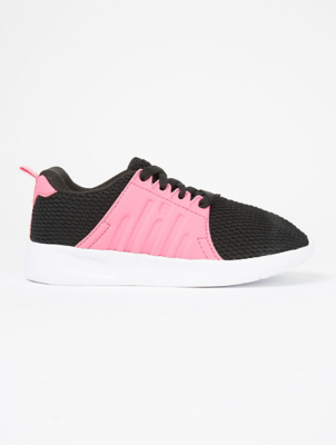 pink mesh trainers