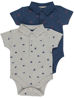 baby polo shirt bodysuit