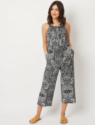 paisley print jumpsuit