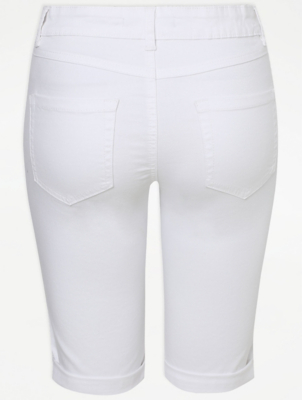 white cycling shorts asda