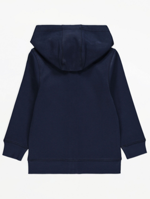 boys navy zip up hoodie