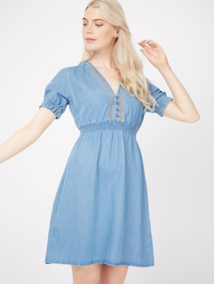 asda george ladies denim dress