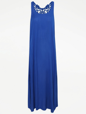 cobalt blue beach dress