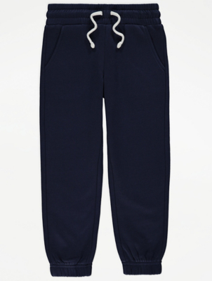 girls blue jogging bottoms