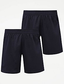 Asda Boys Shorts 6-7 grey worn once asda George blue bnwt 