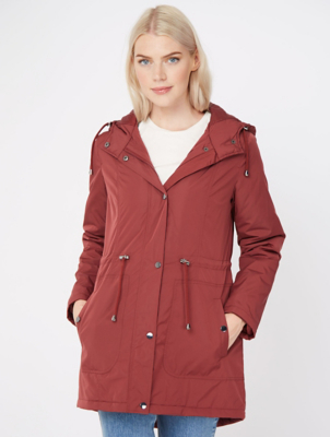 asda womens parka coats