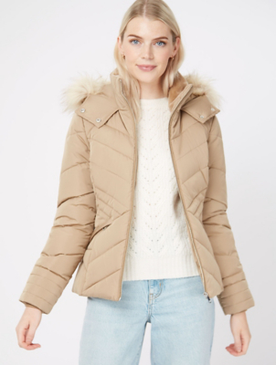 asda beige coat