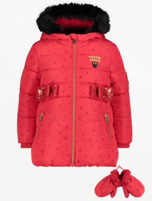 minnie mouse coat asda