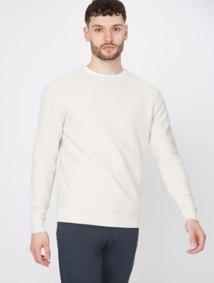 mock shirt jumper mens asda