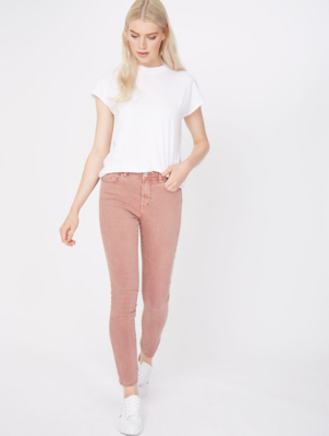 pink jeans skinny