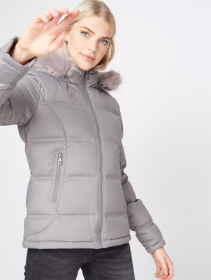 asda grey coat