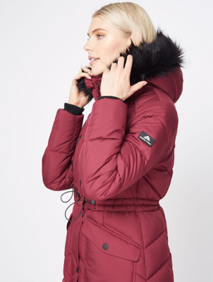 ozark longline padded coat