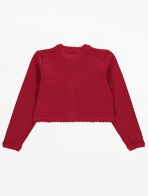 asda red cardigan