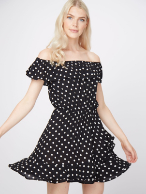 asda polka dot dress