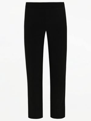 long length skinny black trousers