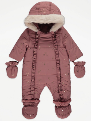 girls snowsuit asda