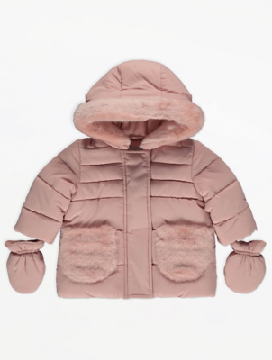 asda baby girl jackets