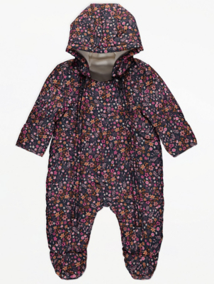 baby girl snowsuit asda