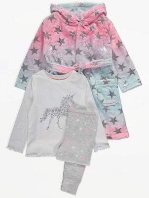 pink dressing gown asda