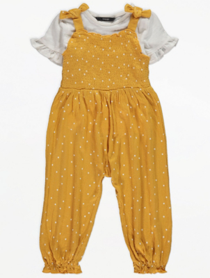 yellow jumpsuit outfit