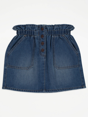 asda girls denim skirt