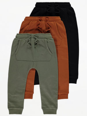 Double Front Pocket Joggers 3 Pack