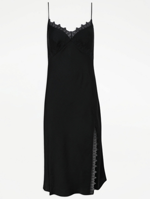 satin midi nightdress